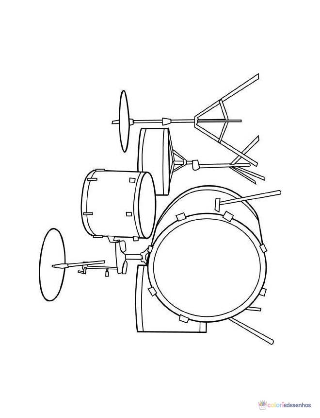 Desenhos de Música para colorir