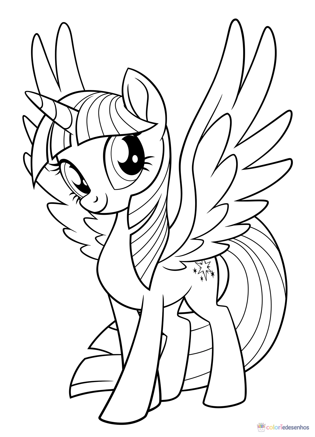 My little pony para colorir