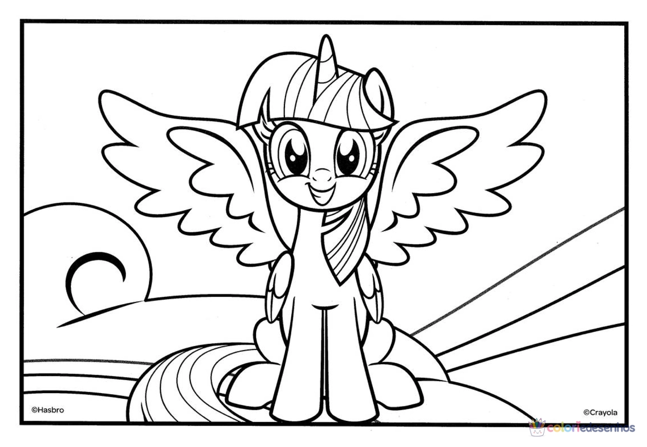 My little pony para colorir