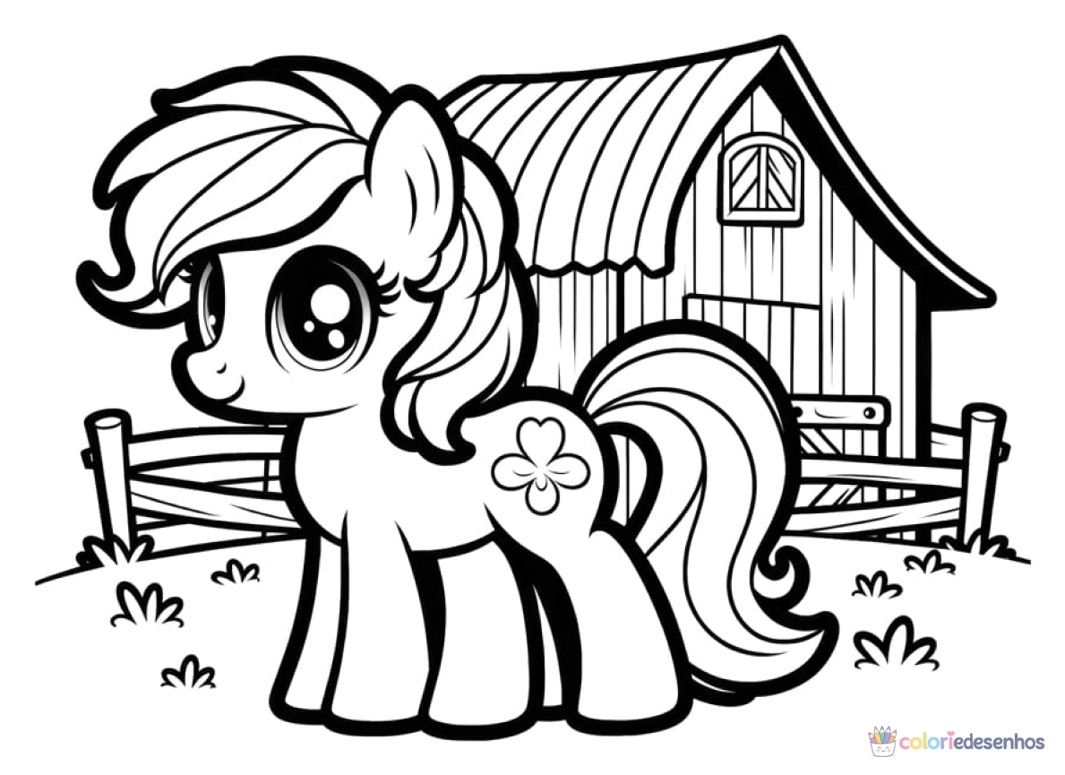 My little pony para colorir