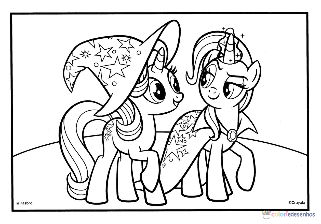 My little pony para colorir