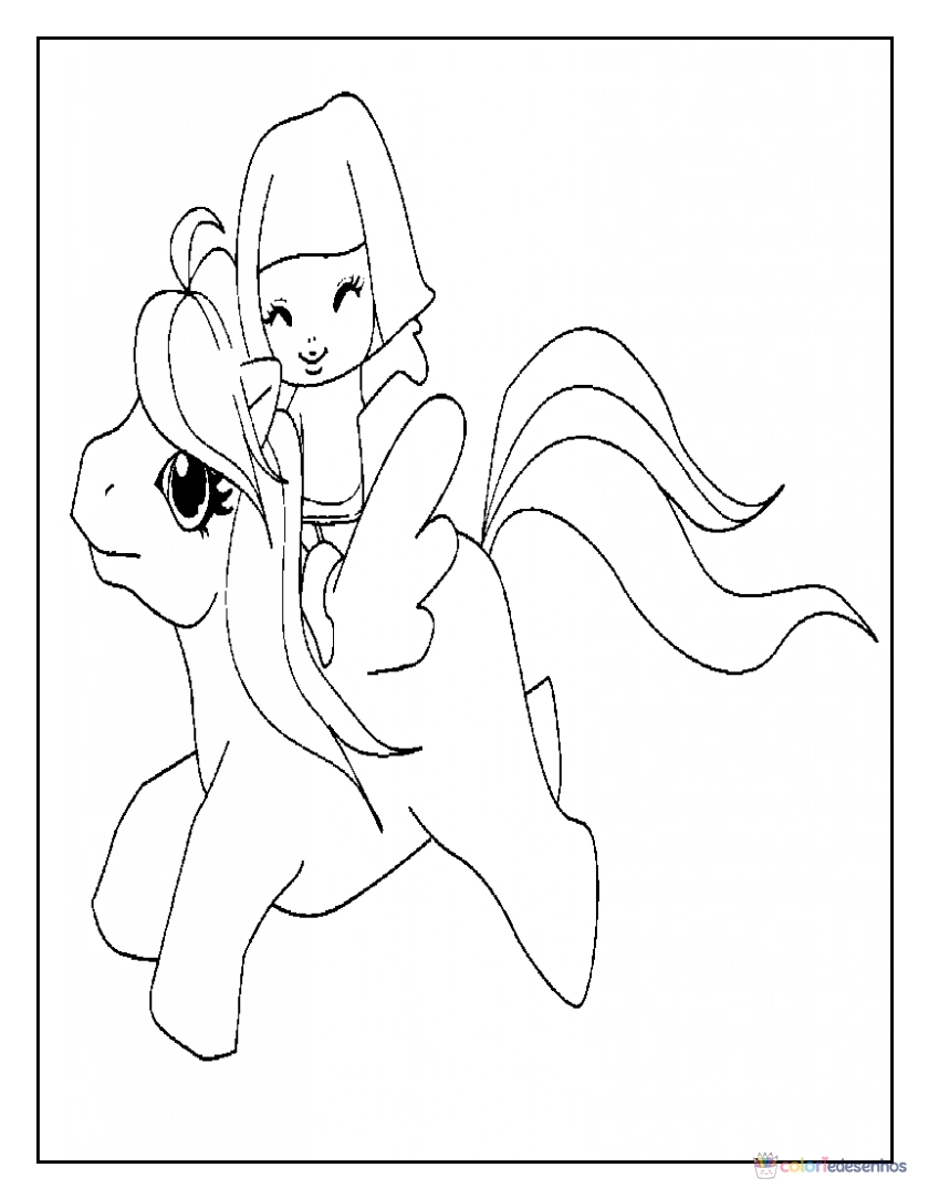Meu Pequeno Pônei para colorir