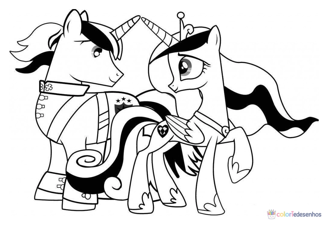 Meu Pequeno Pônei para colorir
