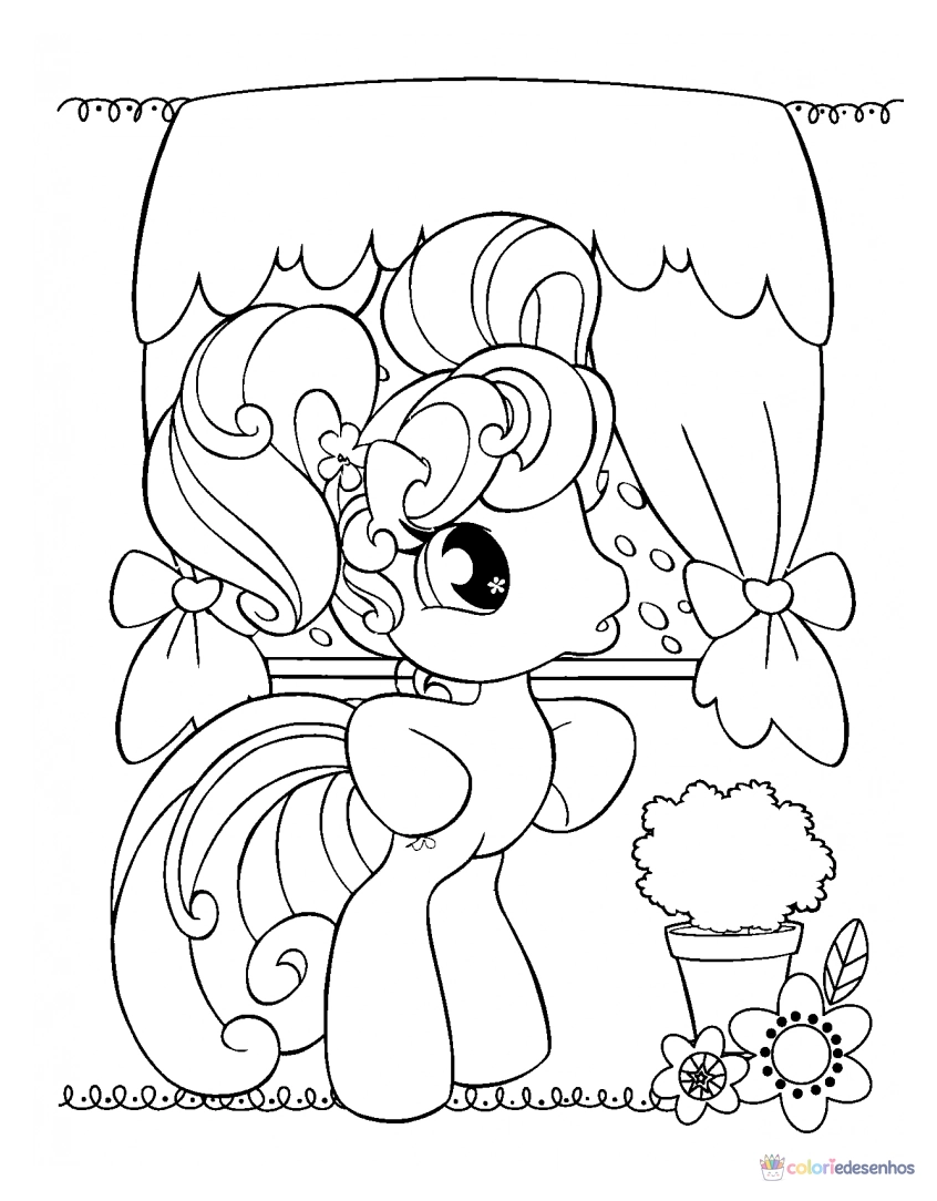 Meu Pequeno Pônei para colorir