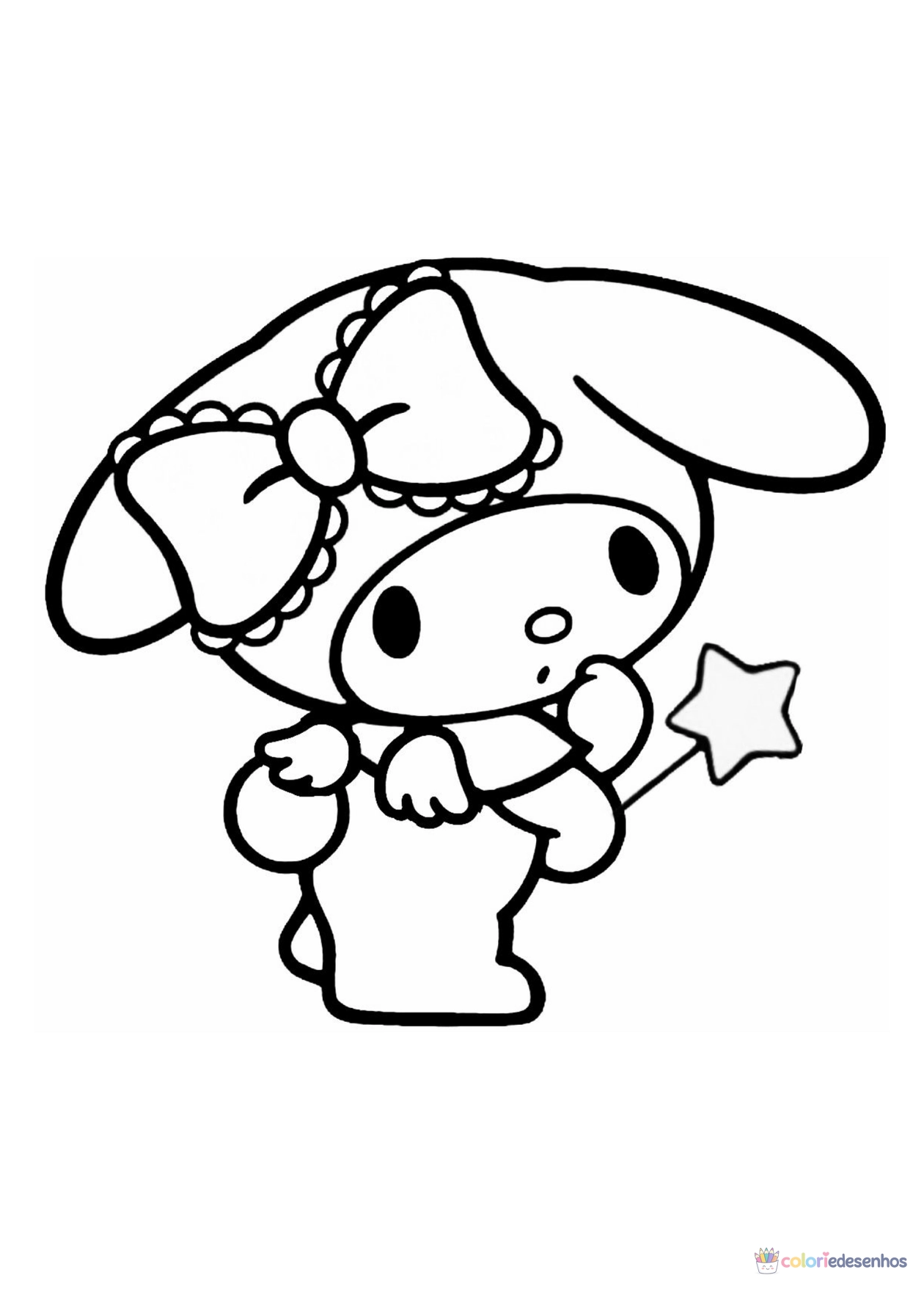 Desenhos de My Melody para colorir