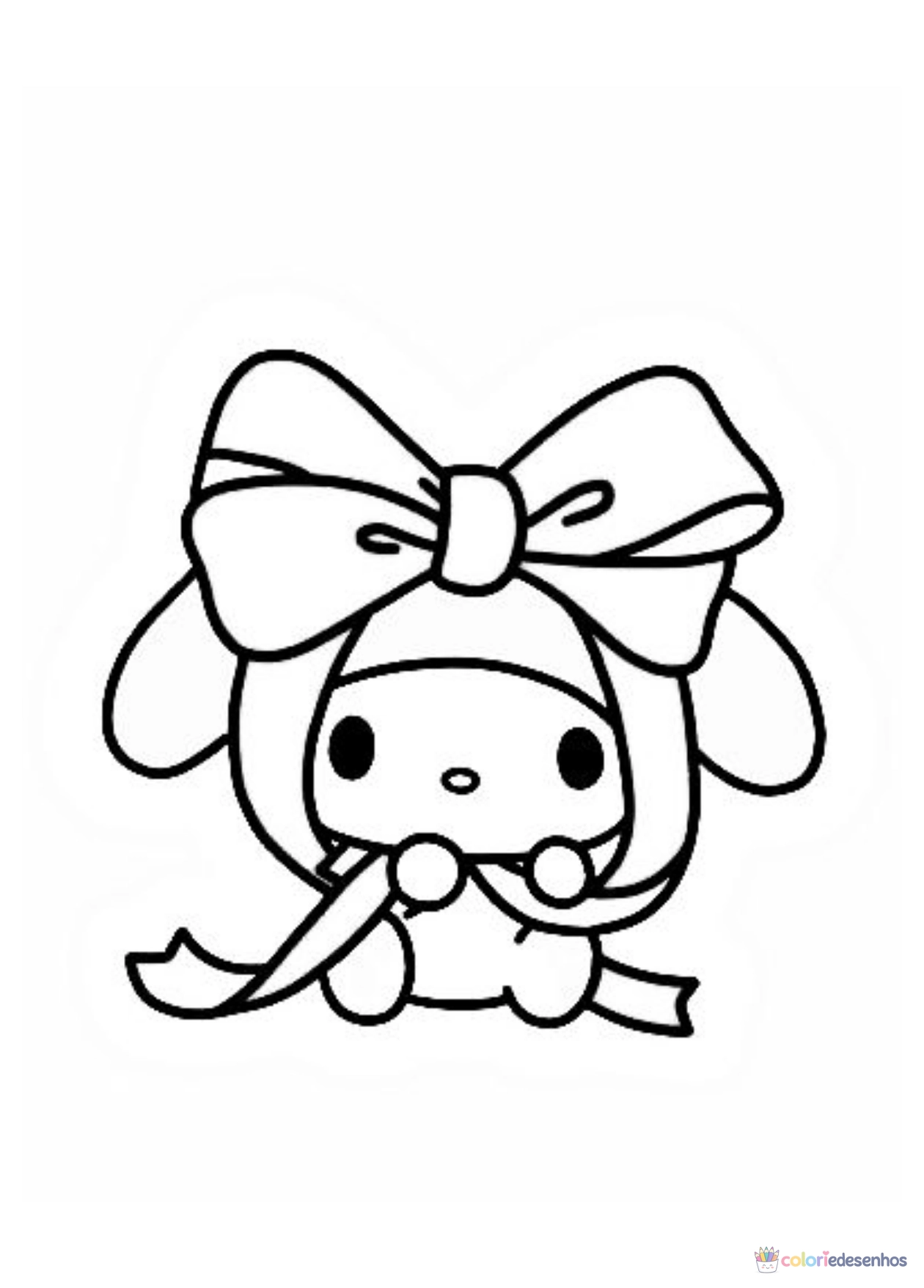 My Melody para colorir para colorir