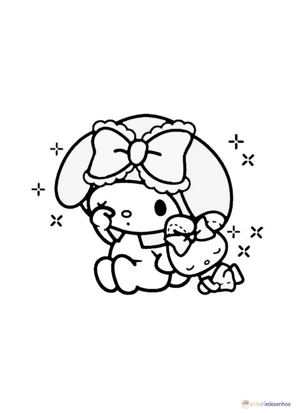 My Melody para colorir para colorir