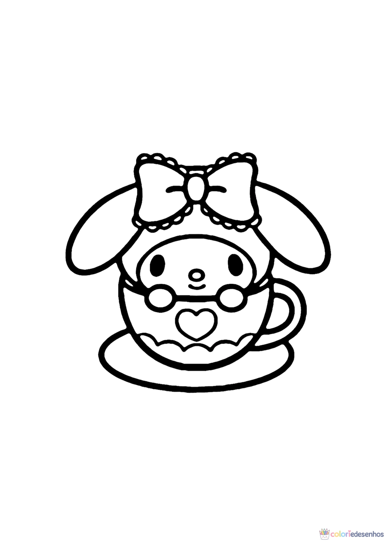 My Melody para colorir para colorir