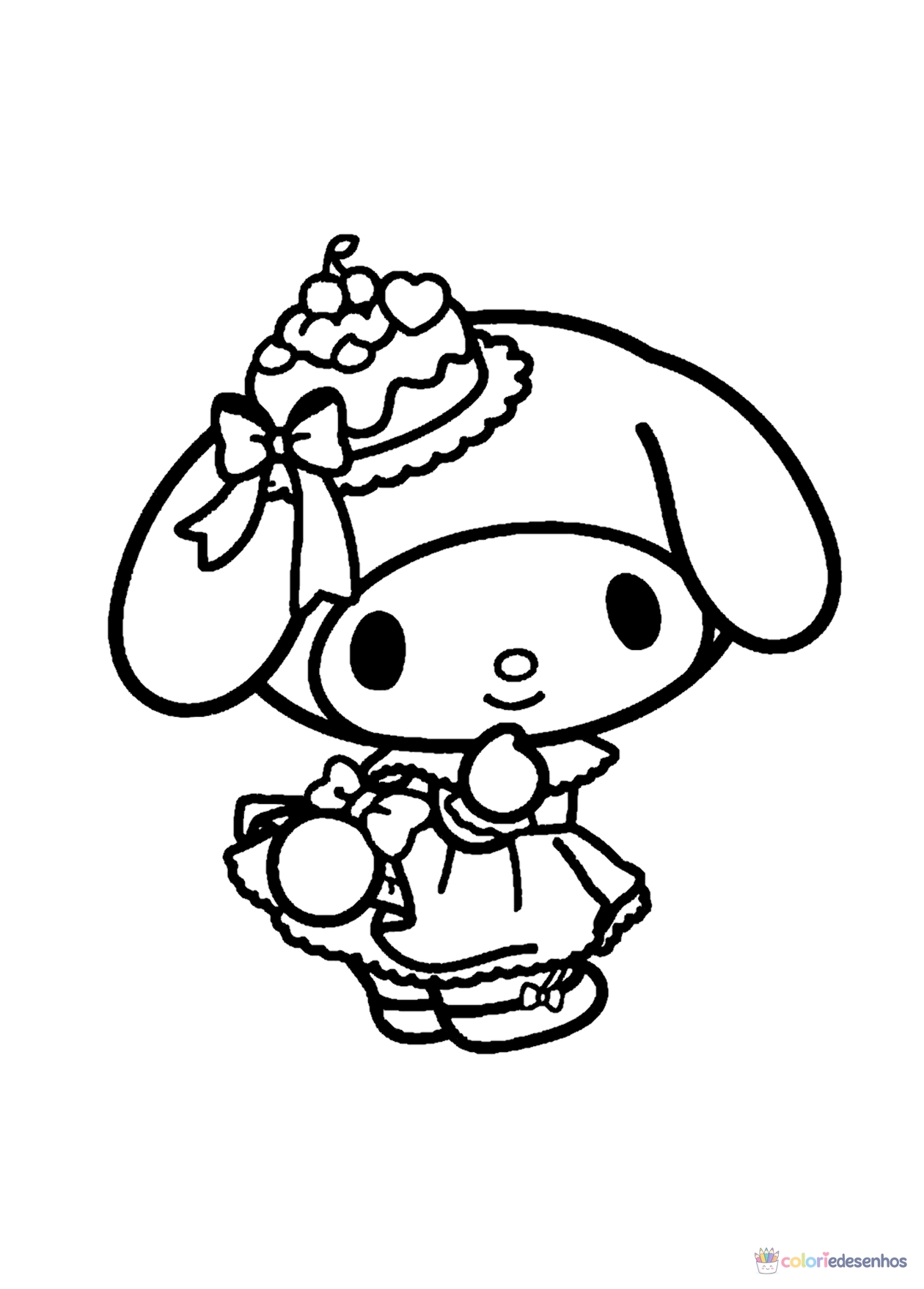 My Melody para colorir para colorir