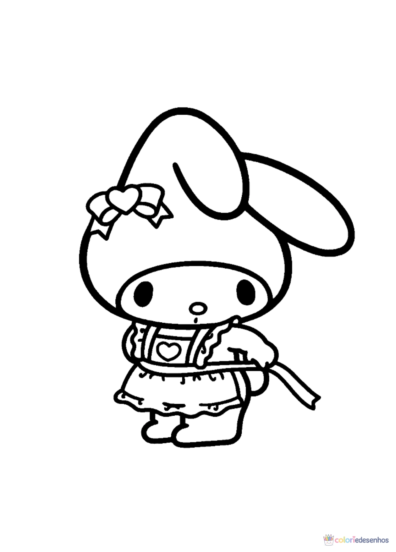 My Melody para colorir para colorir