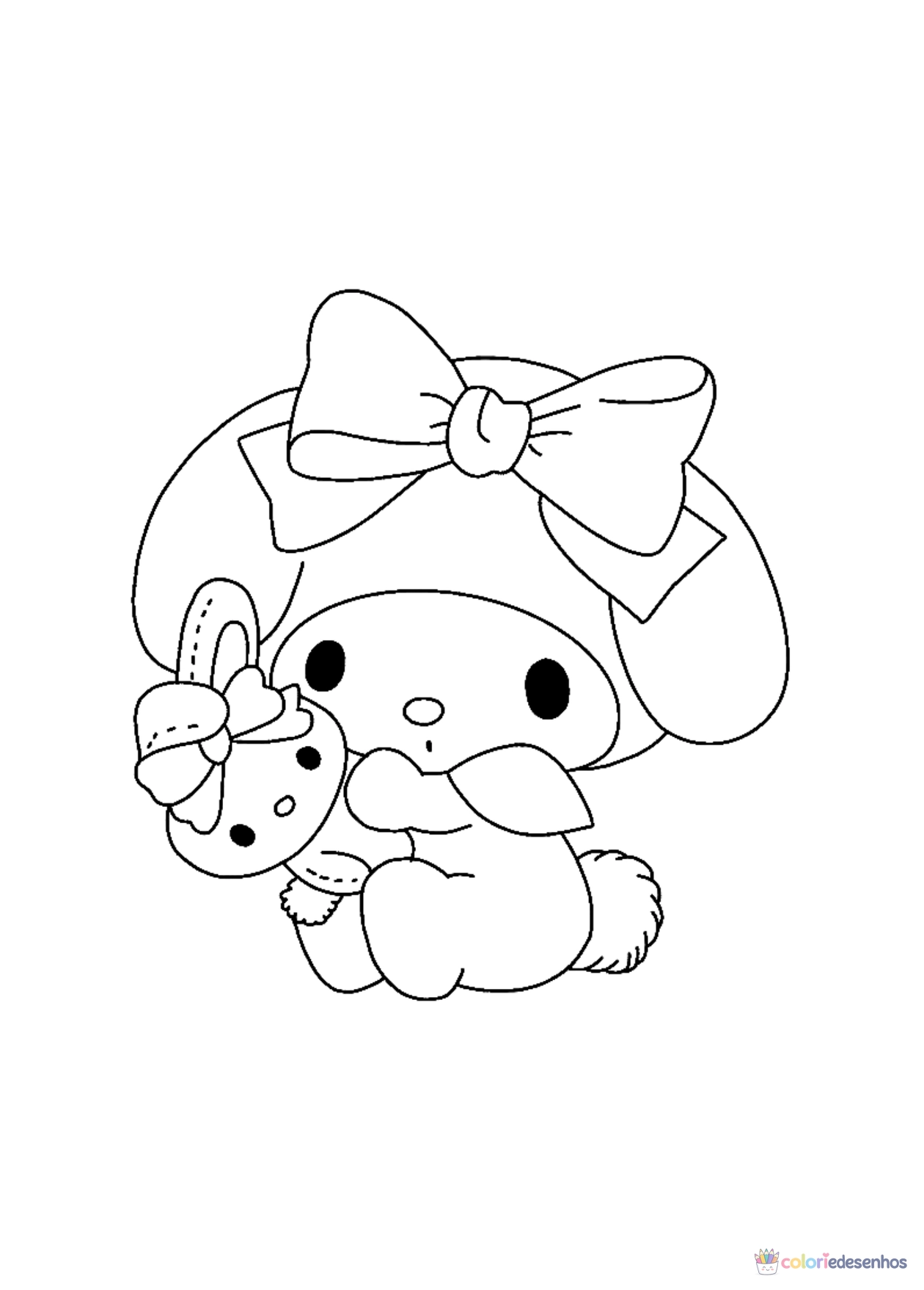 My Melody para colorir para colorir