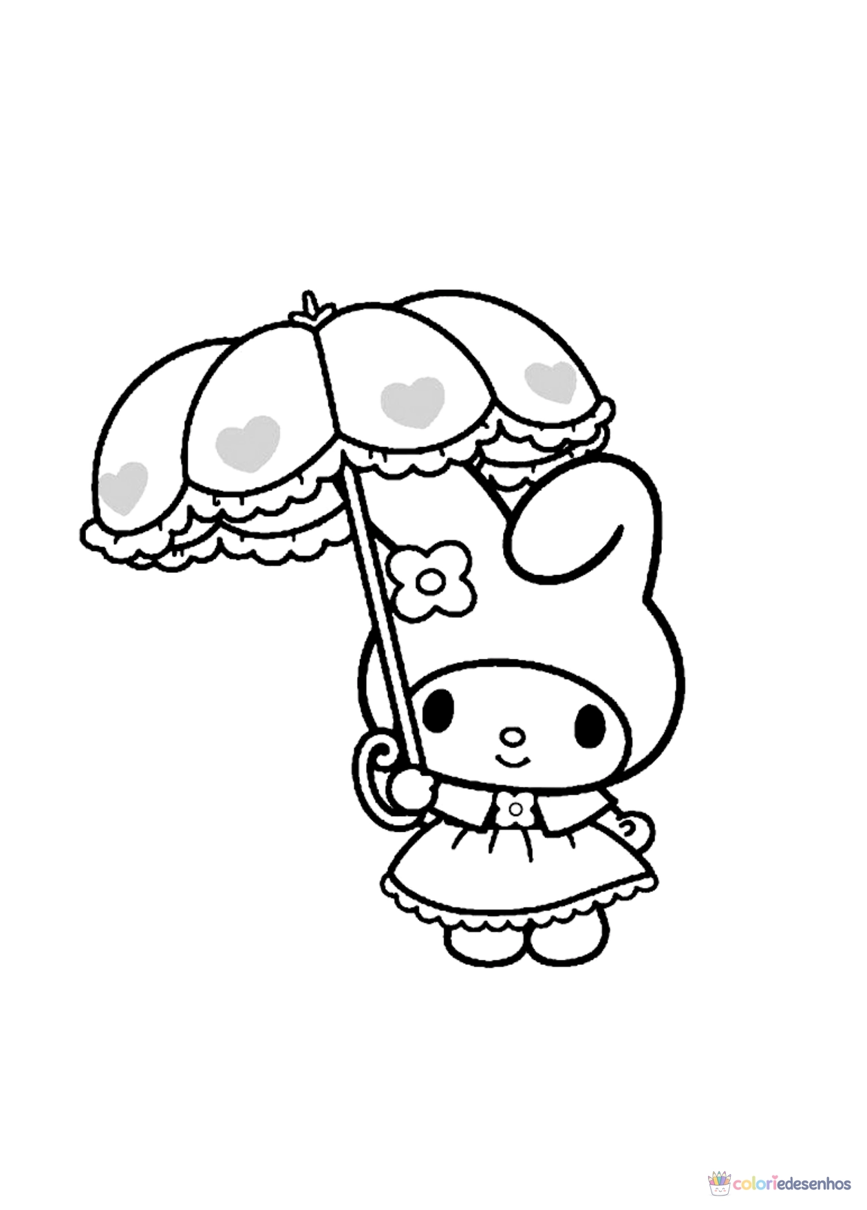 My Melody para colorir para colorir