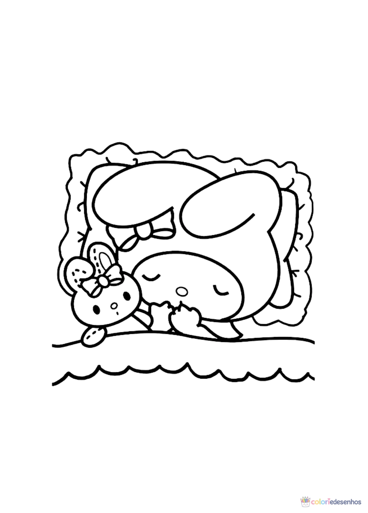 My Melody para colorir para colorir