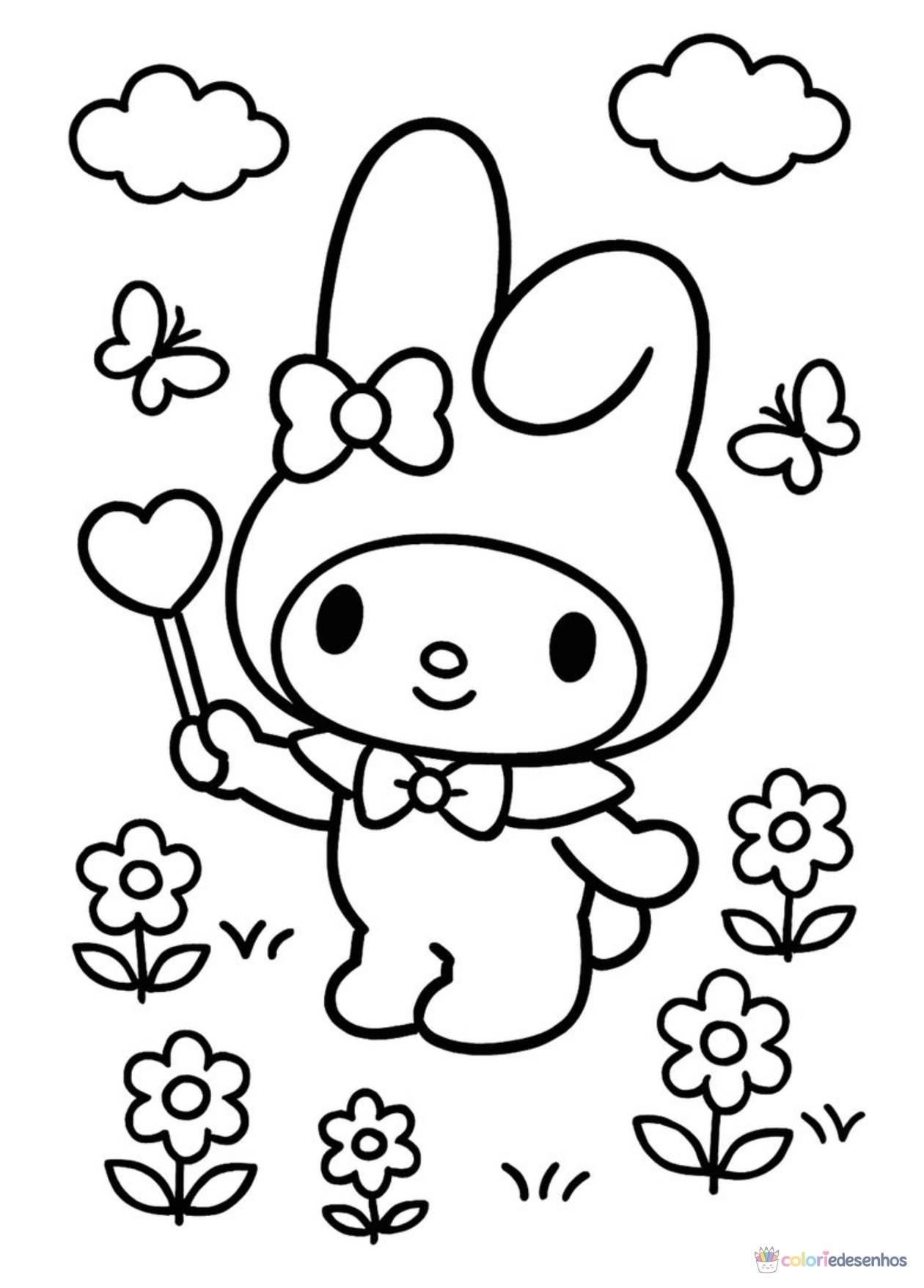 My Melody para colorir para colorir