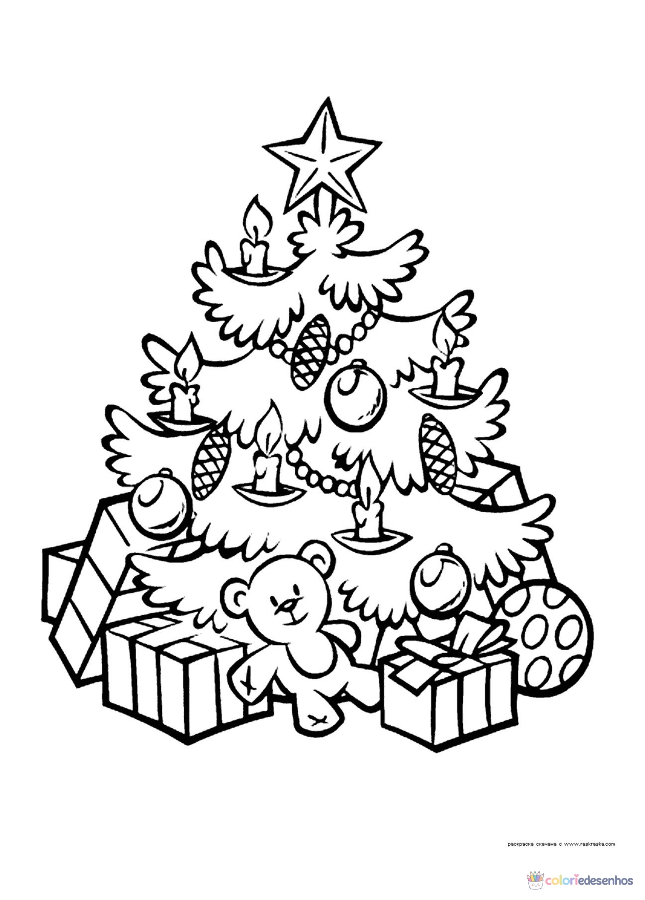 Desenhos de Natal para colorir