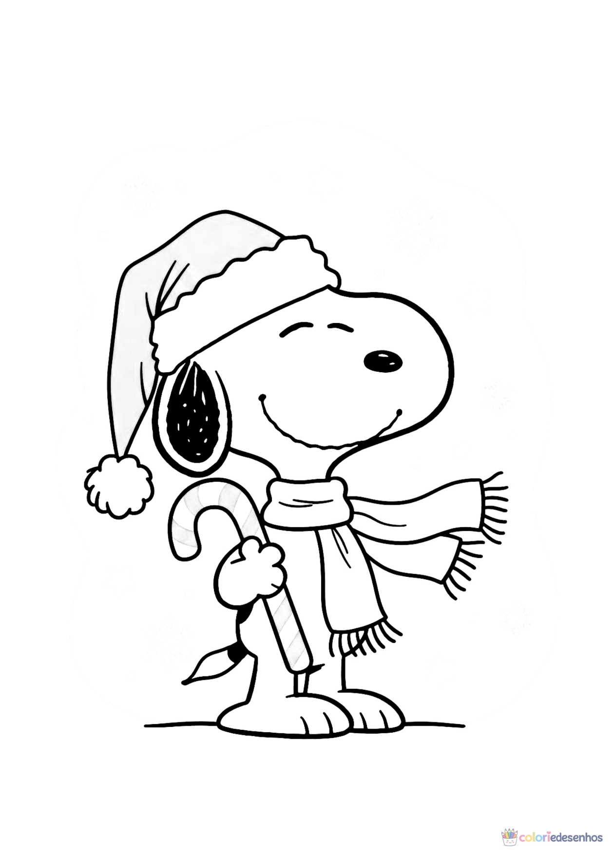 Papai Noel para imprimir e colorir para colorir