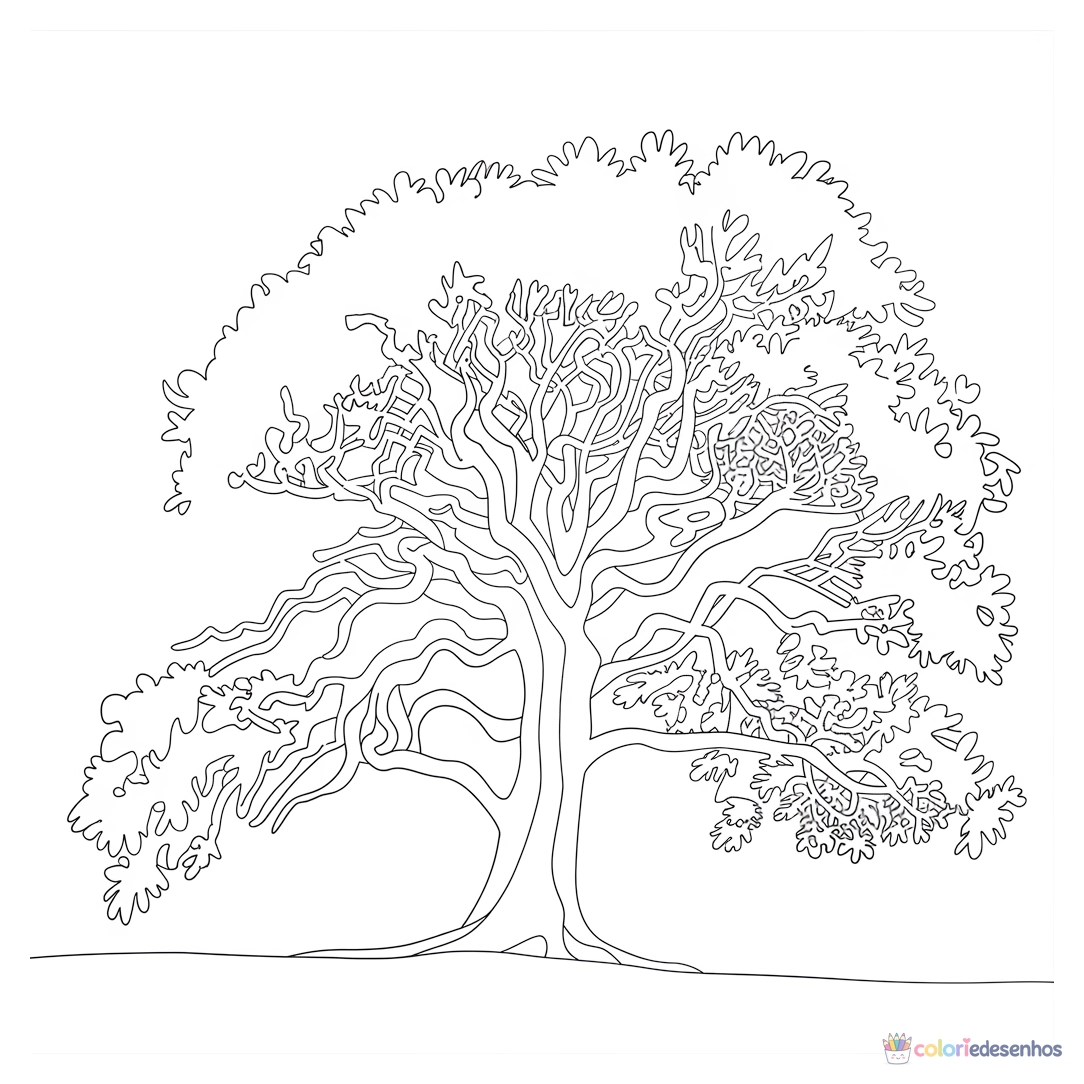 Natureza para colorir