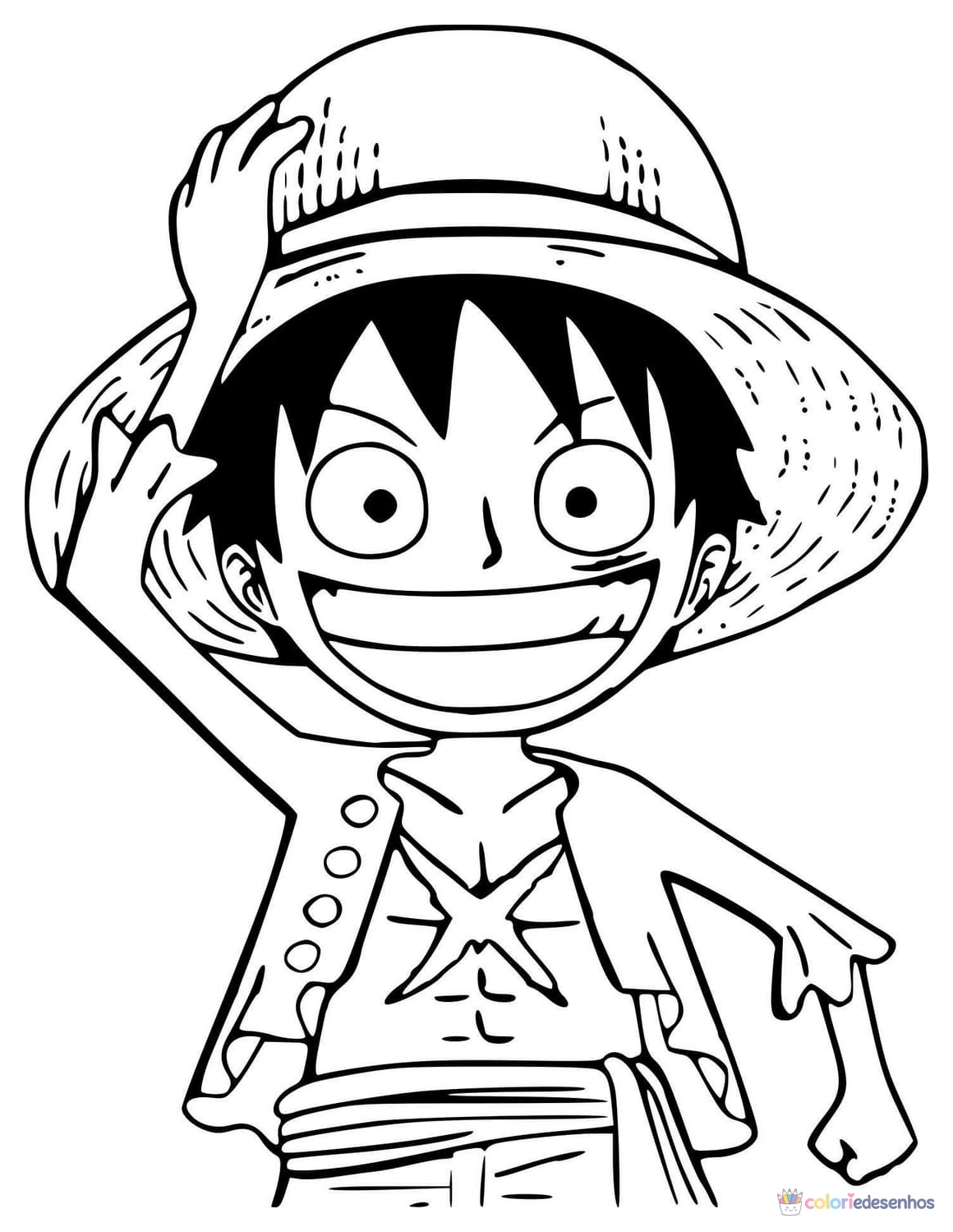 Desenhos de One Piece para colorir