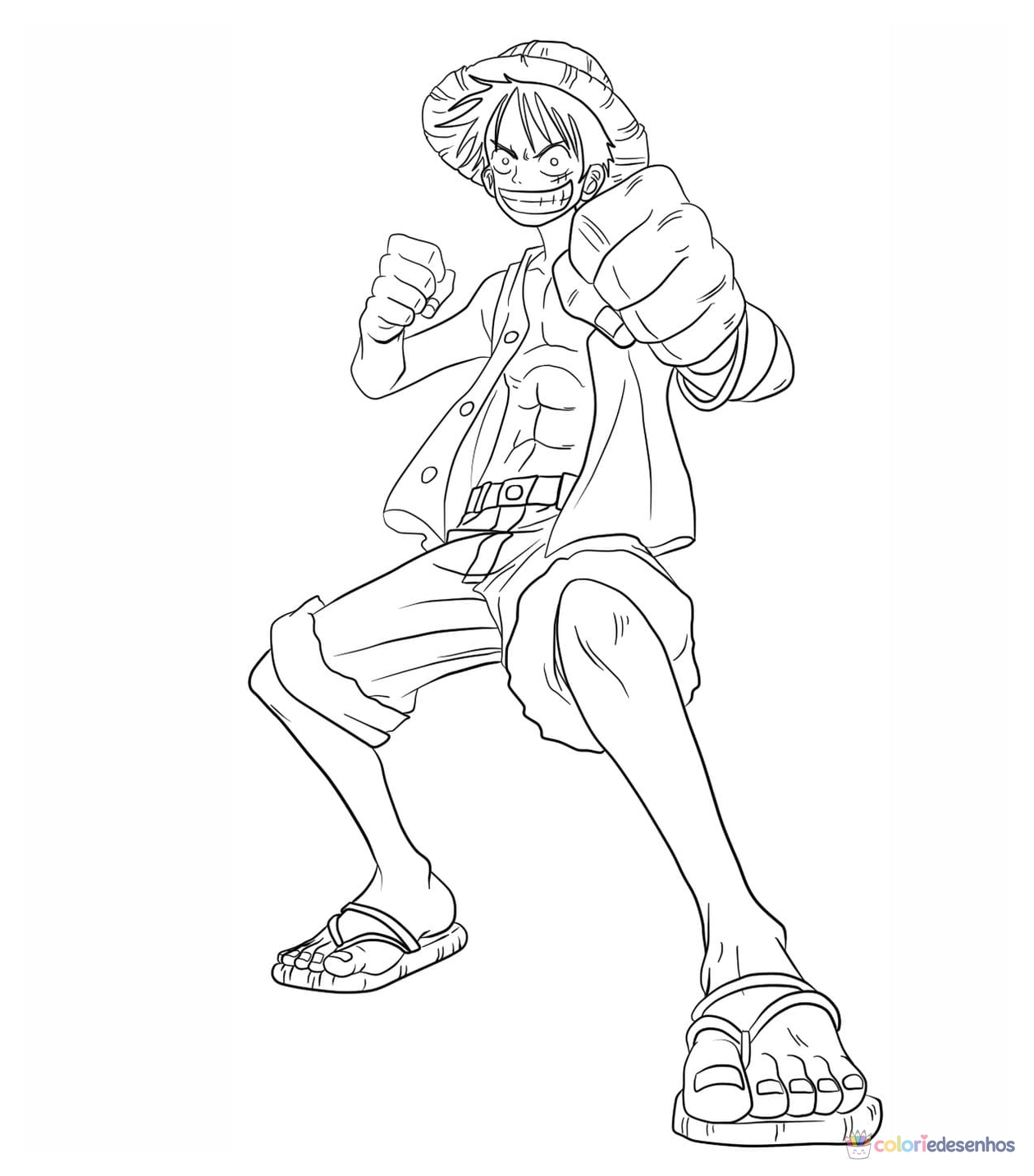 One Piece para colorir