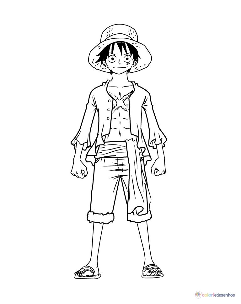One Piece para colorir