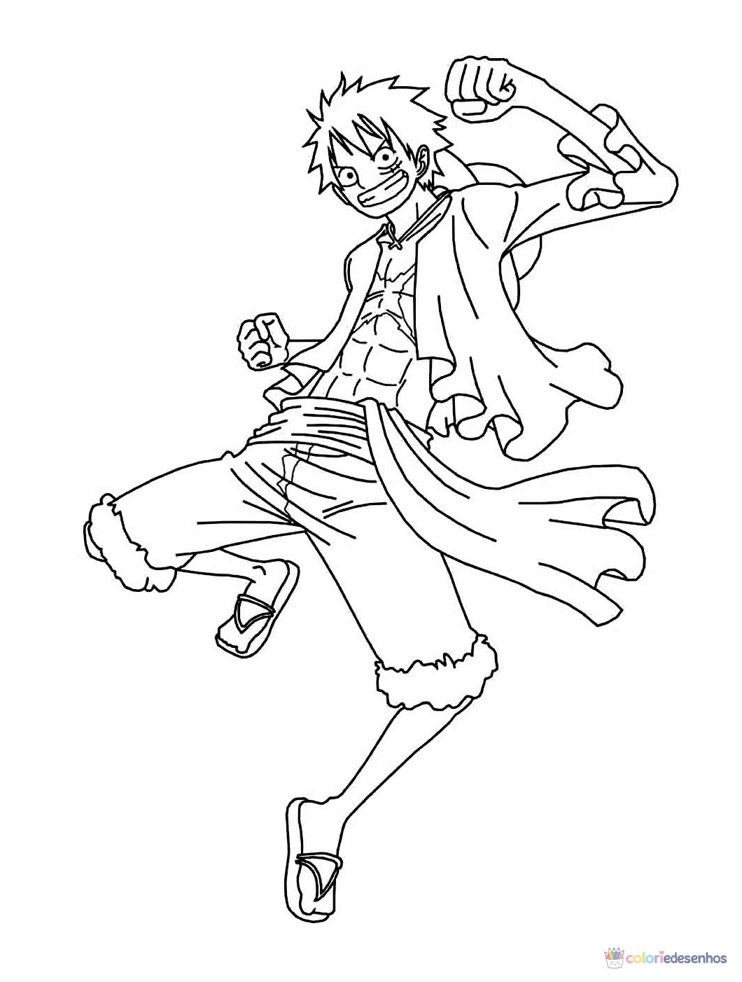 One Piece para colorir