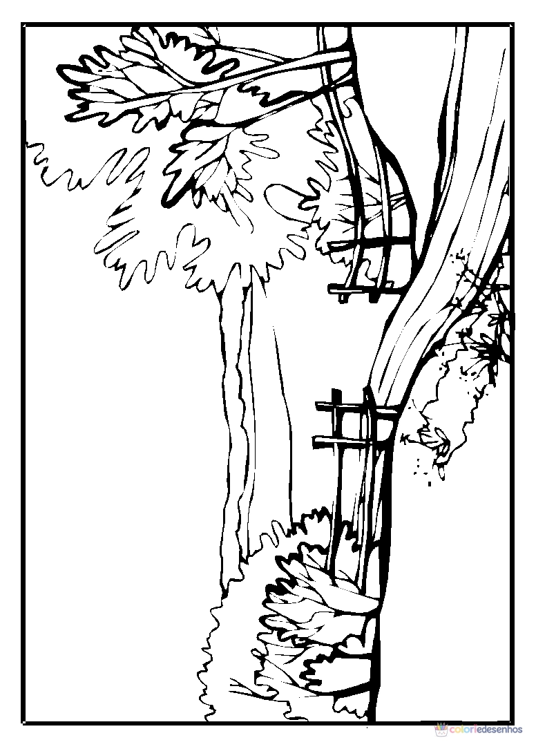 Desenhos de Paisagens para colorir