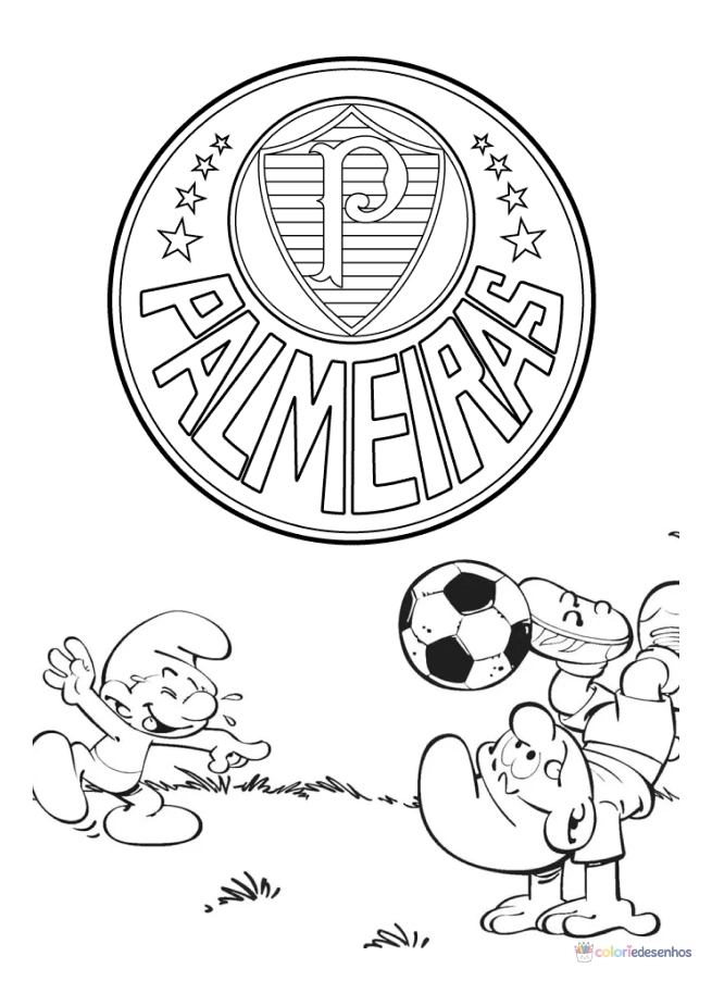 Palmeiras para colorir