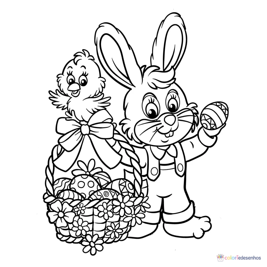 Coelho para colorir