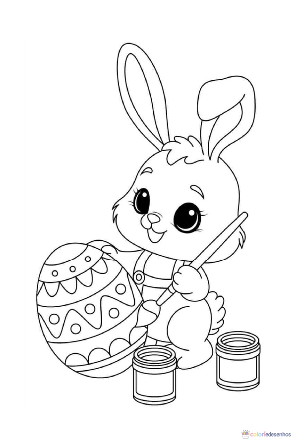 Páscoa para colorir