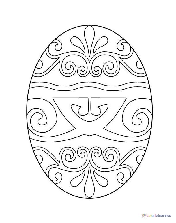Páscoa para colorir