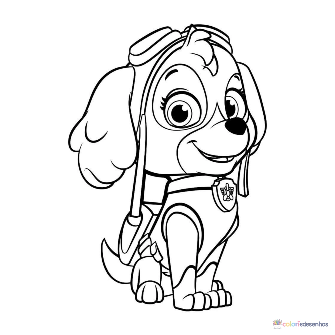 Patrulha Canina para imprimir e colorir para colorir