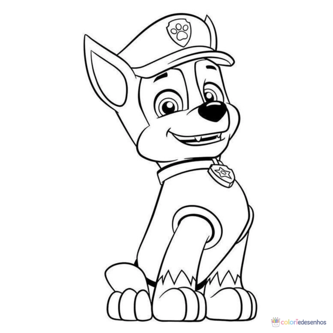 Patrulha Canina para imprimir e colorir para colorir