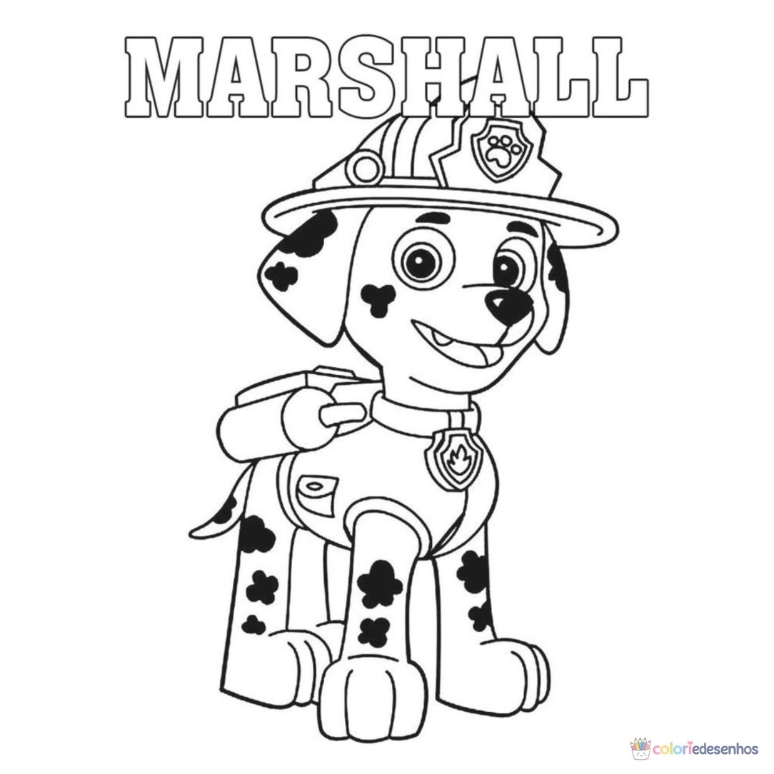 Patrulha Canina para imprimir e colorir para colorir