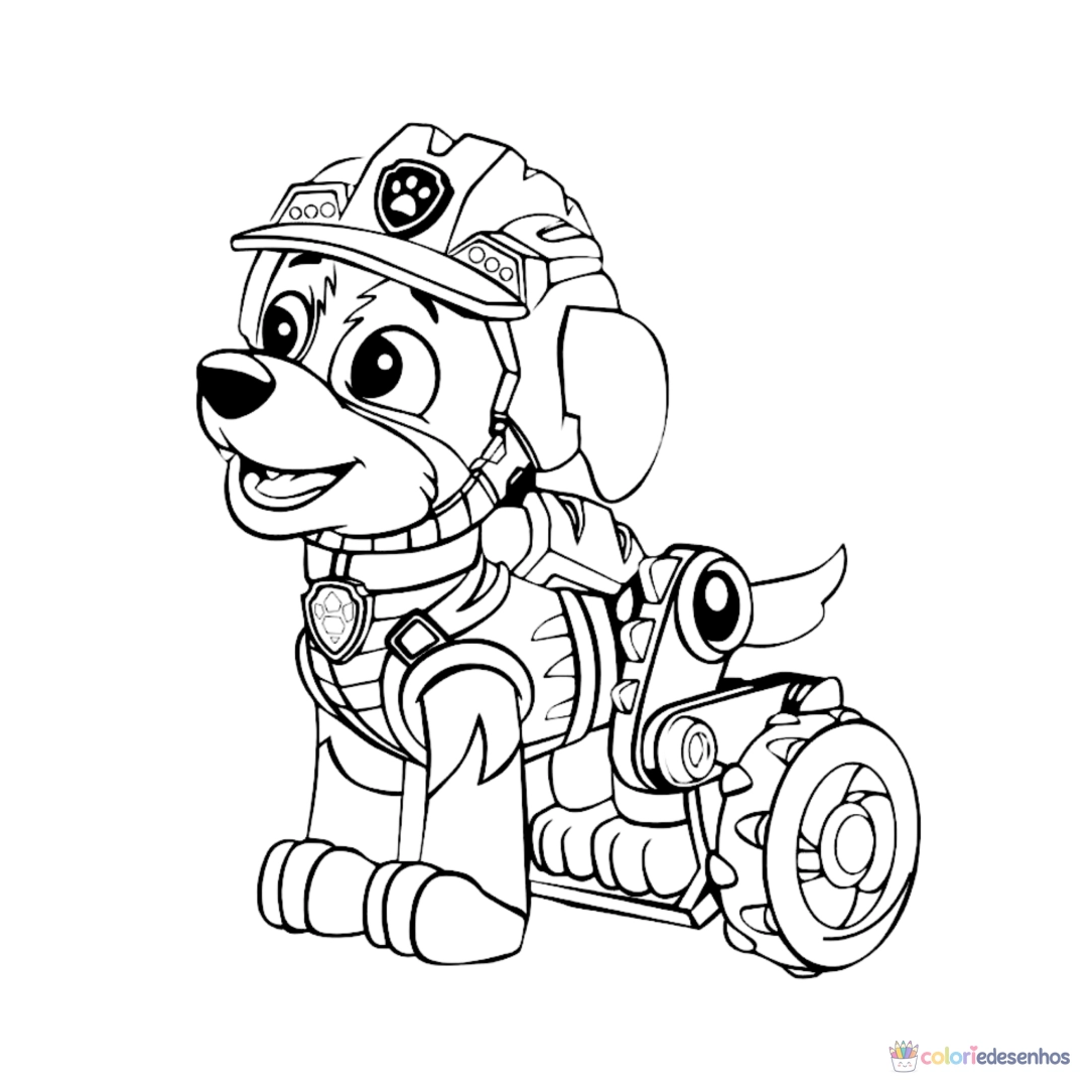 Patrulha Canina para imprimir e colorir para colorir