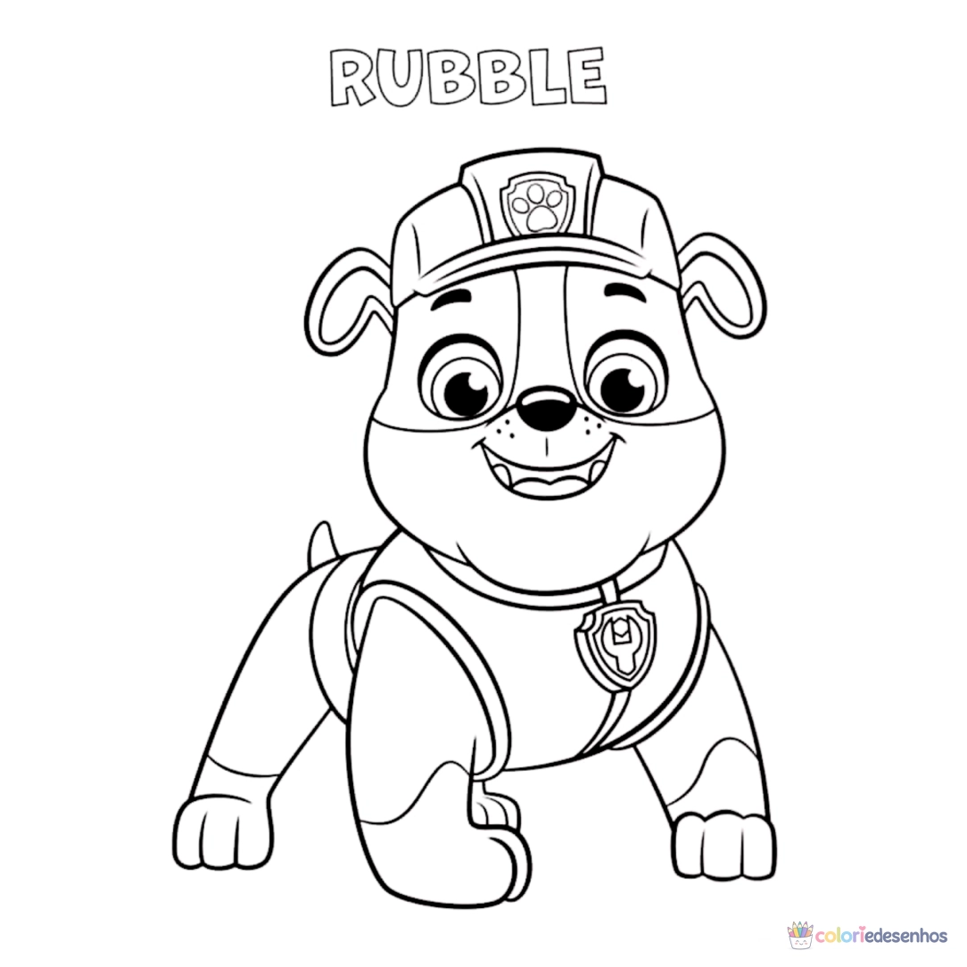Patrulha Canina para imprimir e colorir para colorir