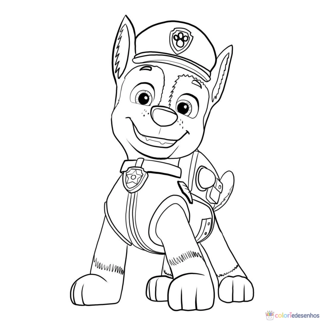 Patrulha Canina para imprimir e colorir para colorir