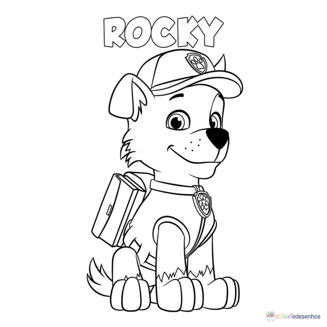Patrulha Canina para imprimir e colorir para colorir