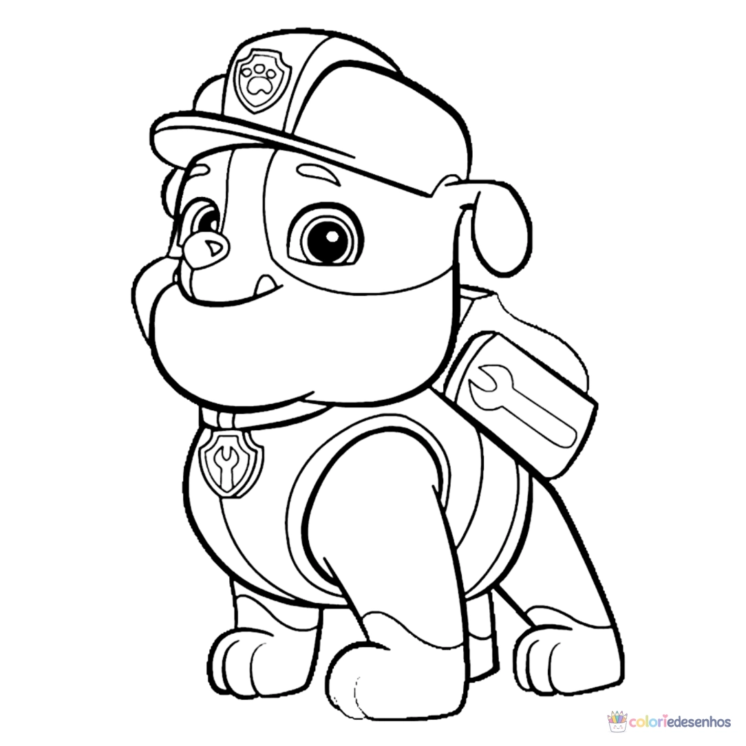 Patrulha Canina para imprimir e colorir para colorir