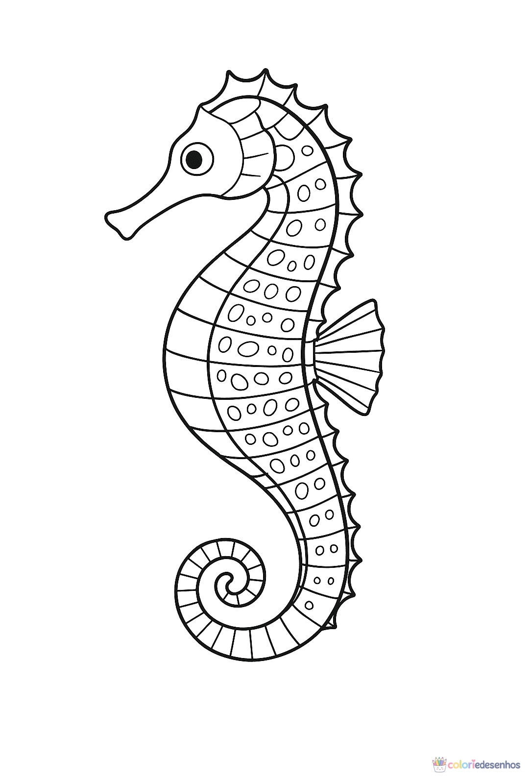 Peixe para colorir