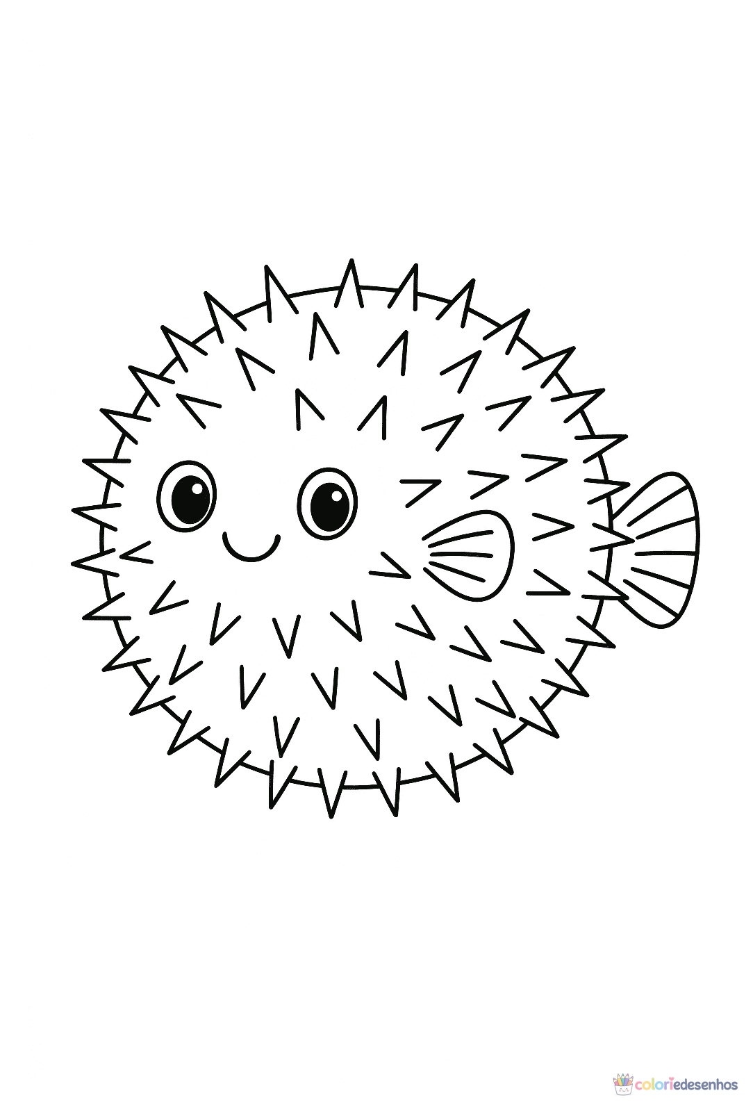 Peixe para colorir