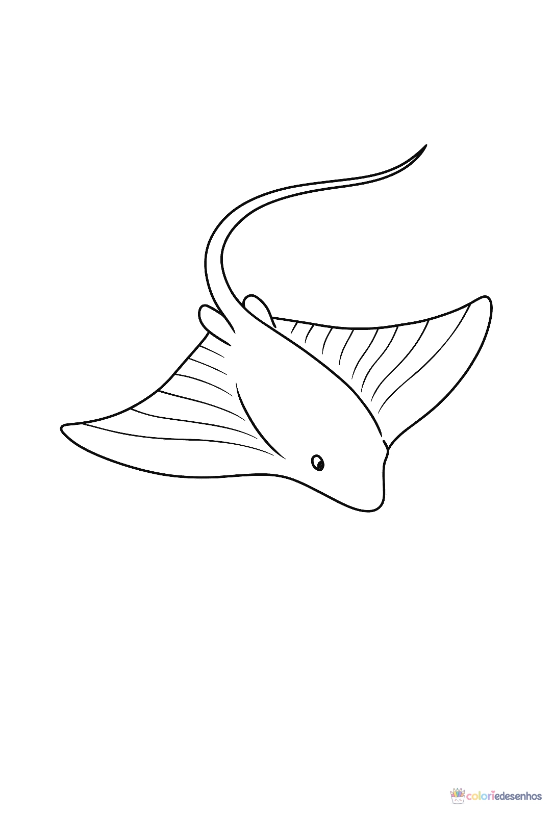 Peixe para colorir