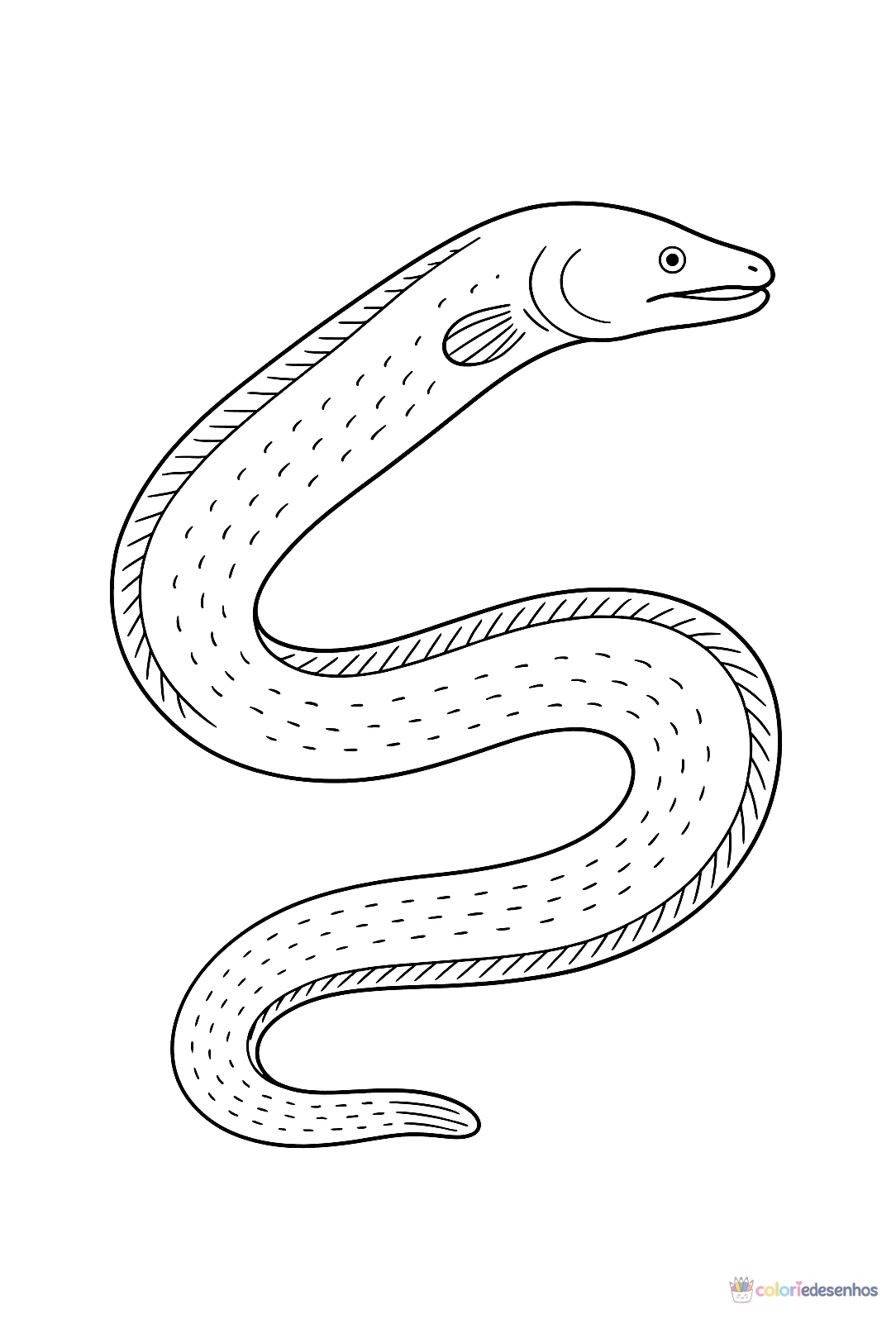 Peixe para colorir
