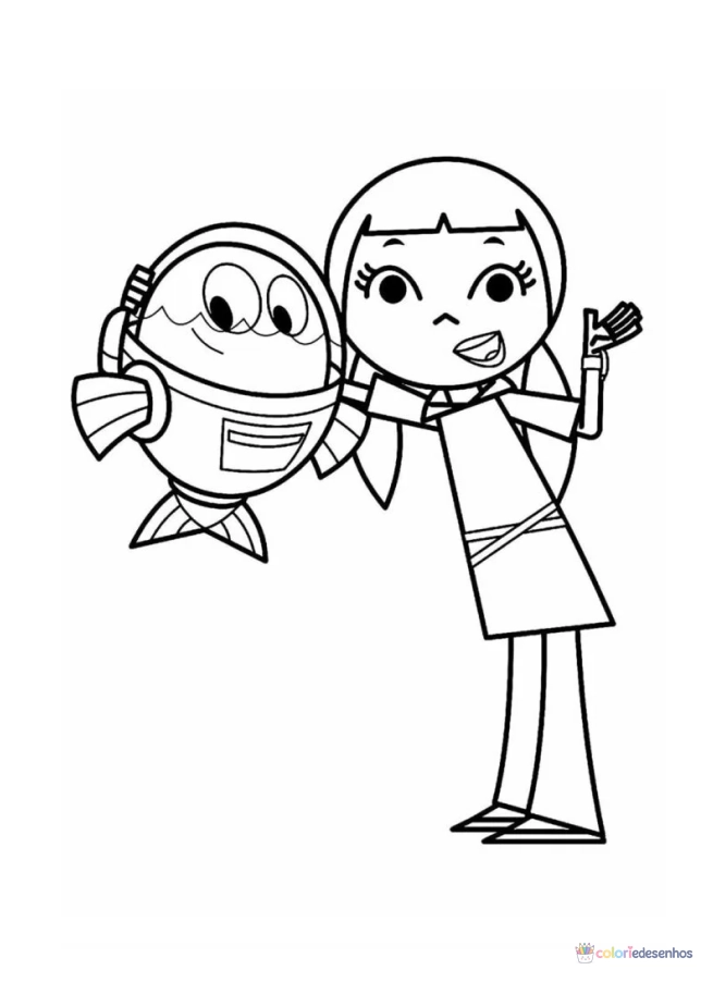 Peixonauta para colorir
