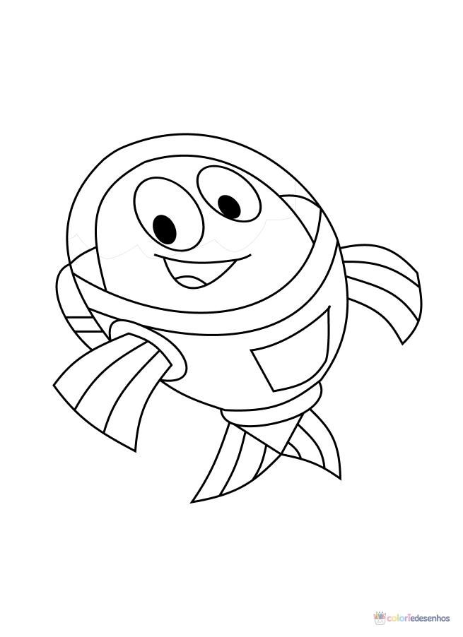 Peixonauta para colorir