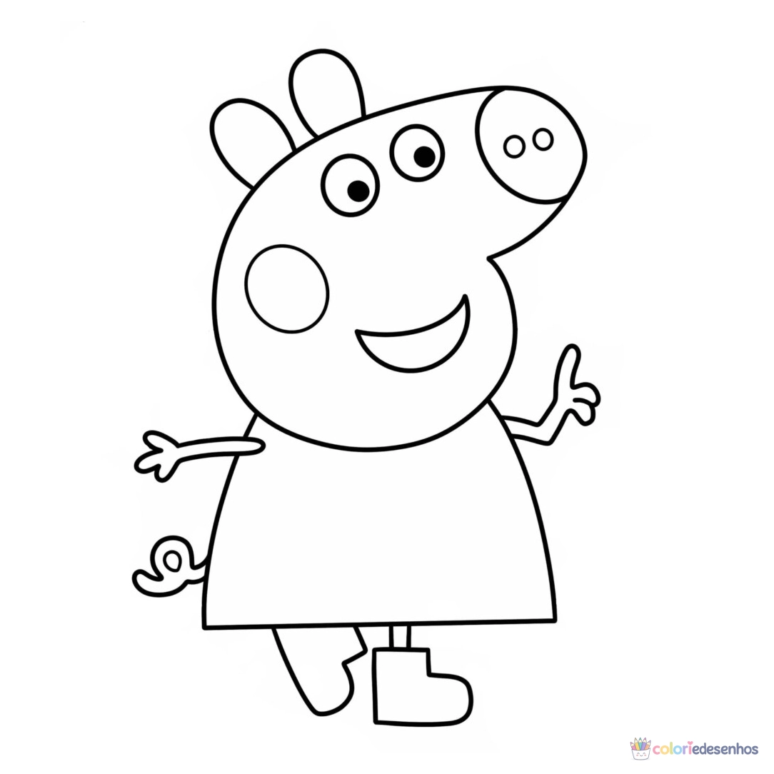 Peppa Pig para colorir