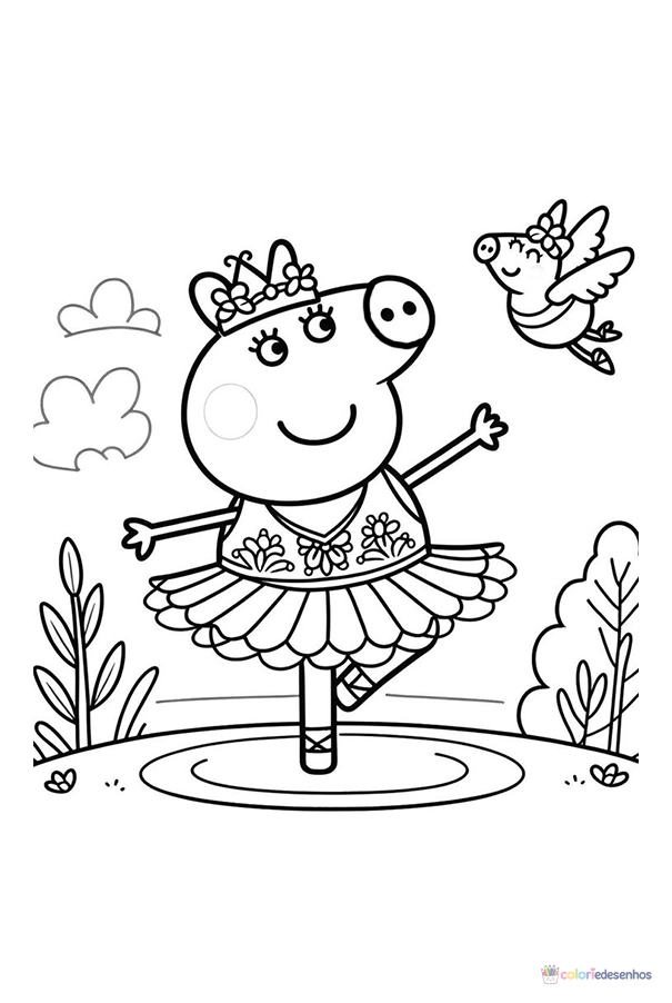 Peppa Pig para colorir