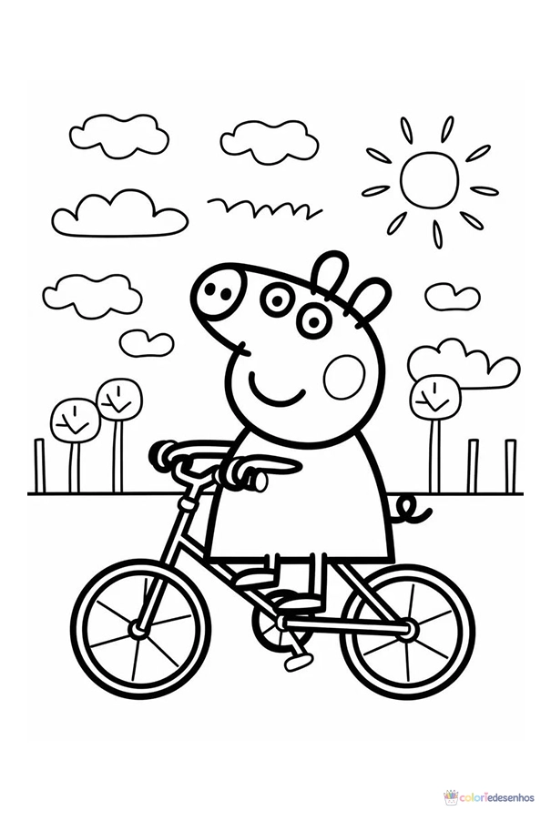 Peppa Pig para colorir