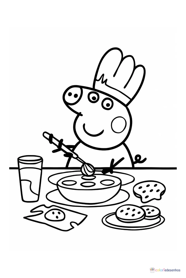 Peppa Pig para colorir