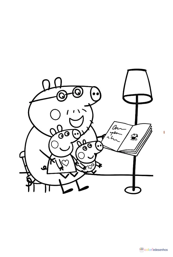 Peppa Pig para colorir