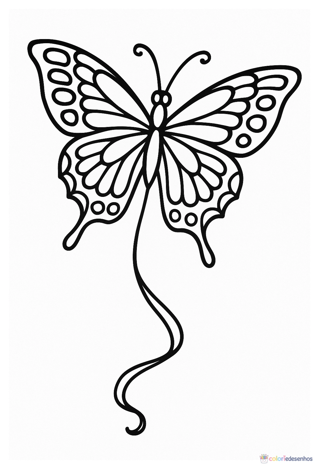 Pipa para colorir